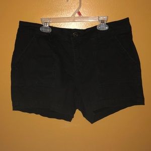 Black Cargo Shorts